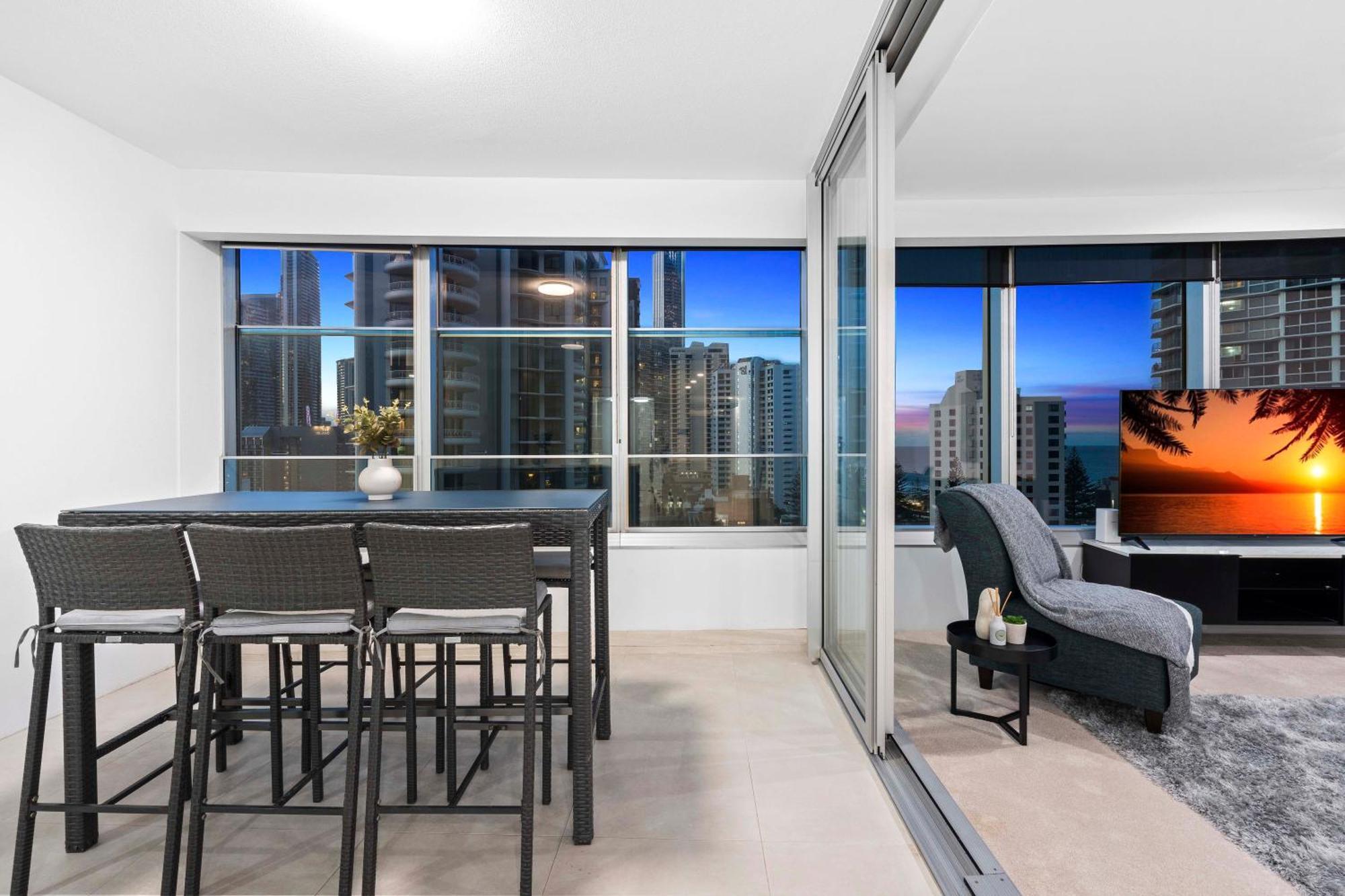 Q Tower At Surfers Paradise - Self Contained Apartments Gold Coast Exterior foto