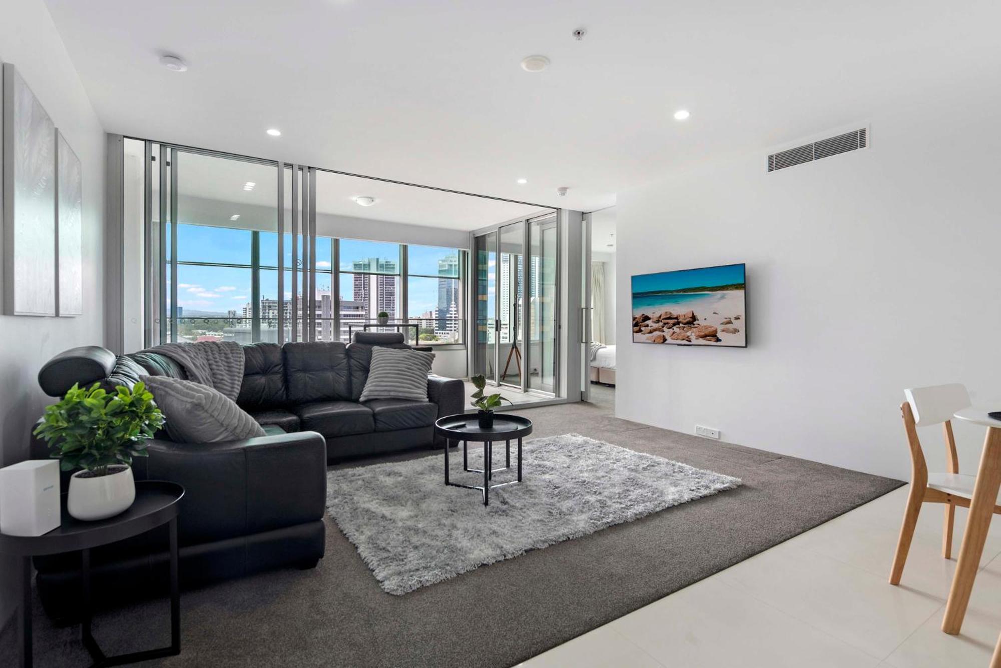 Q Tower At Surfers Paradise - Self Contained Apartments Gold Coast Exterior foto